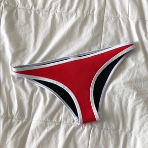 Hoaka Swimwear Hawaii Red Cheeky Bottoms